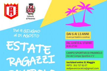 PROGETTO Estate Ragazzi 2025 a Pavarolo